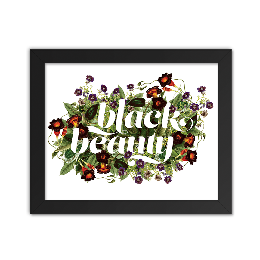 Black Beauty Floral