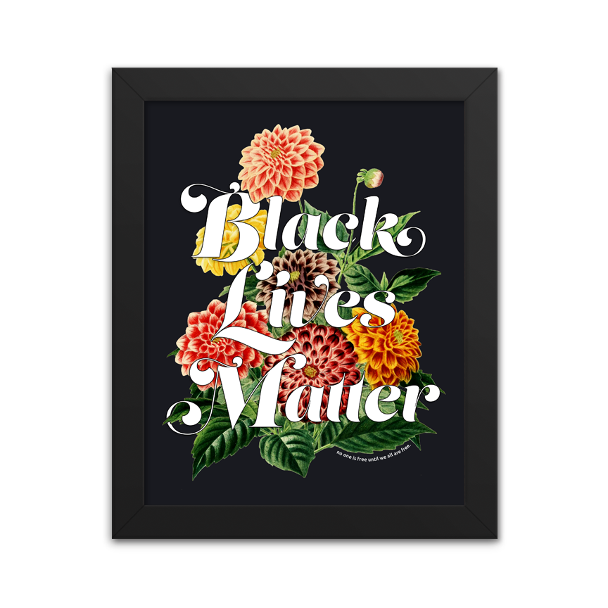 Black Lives Matter Floral