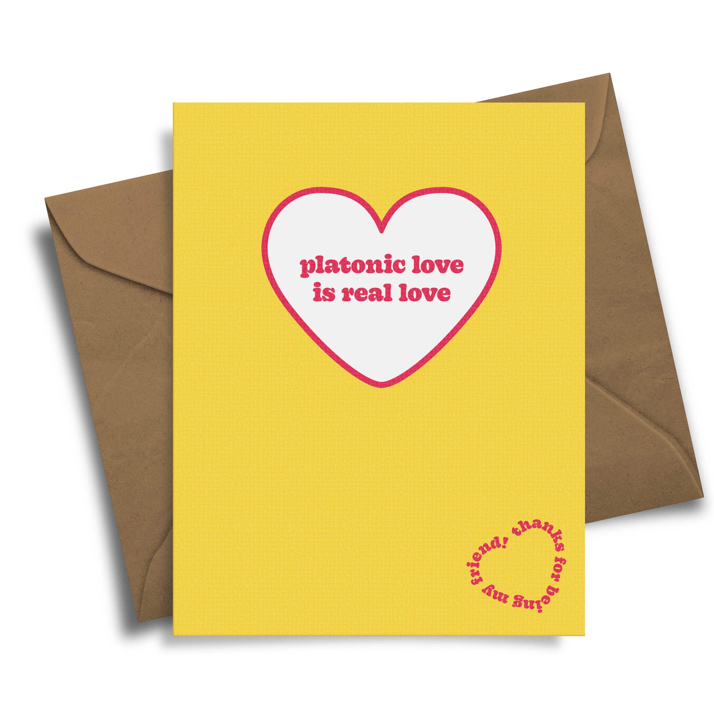 Sending You Lots of Love  Bright Greeting Cards By Radical Hearts Print Lab